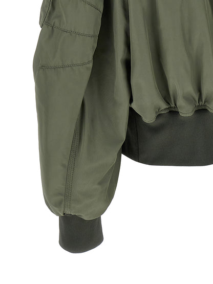 Nylon bomber jacket Down jacket, Parka, Casual jackets