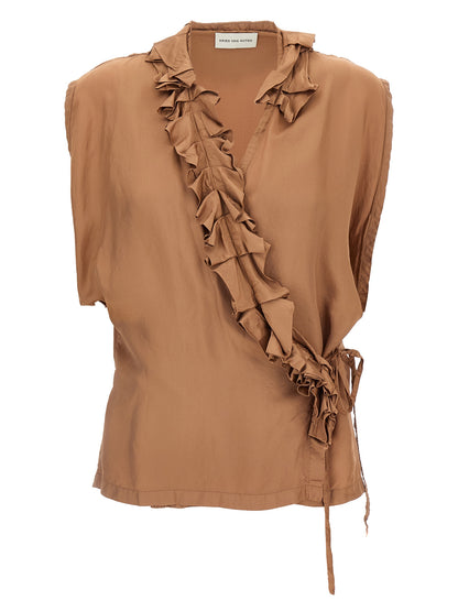 'Clematis' top Tops