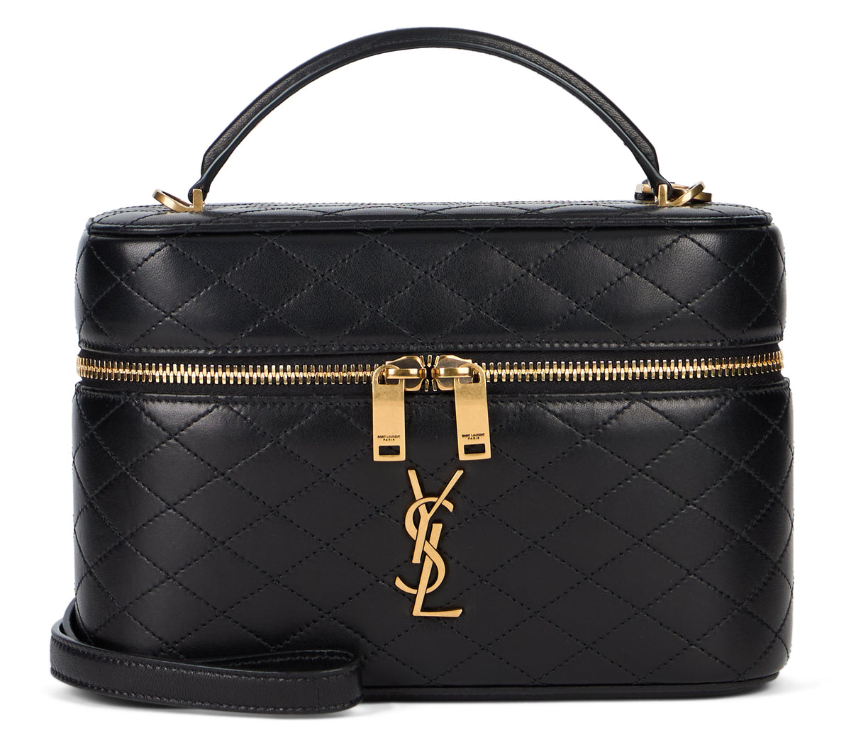 Saint Laurent Large leather shoulder bag Gaby Vanity
