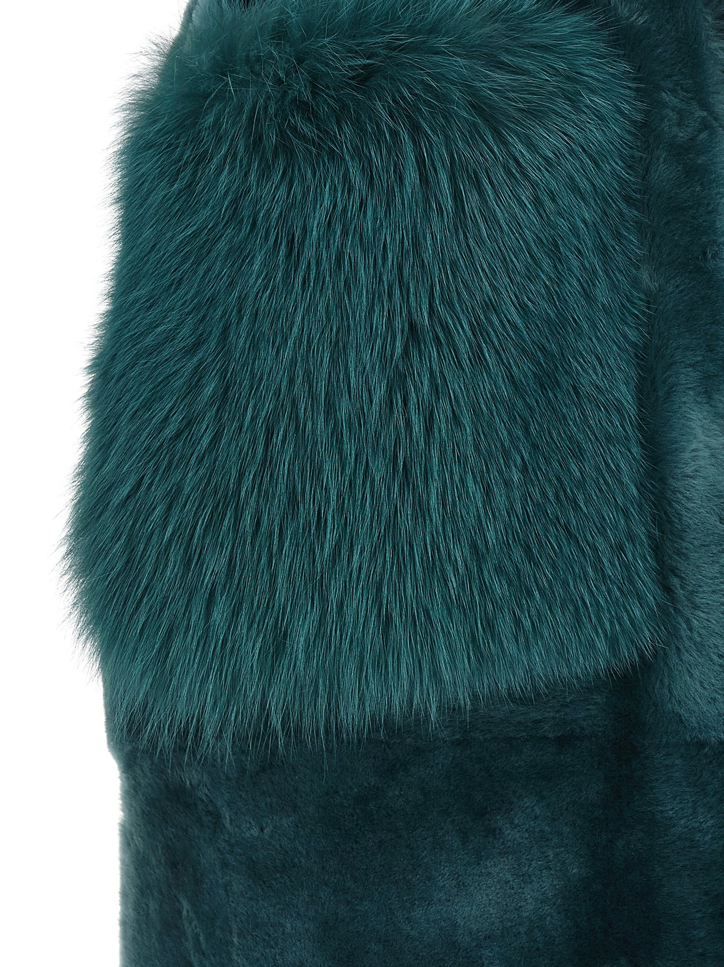 'Merino Straight-Volpe Shadow' vest Fur