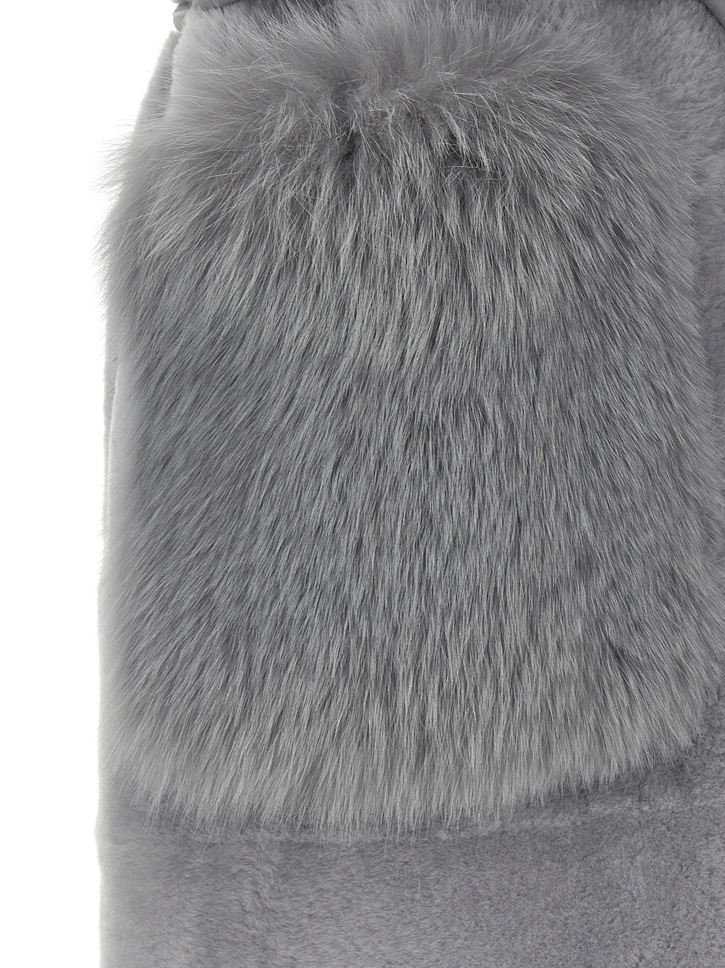'Merino Straight-Volpe Shadow' vest Fur