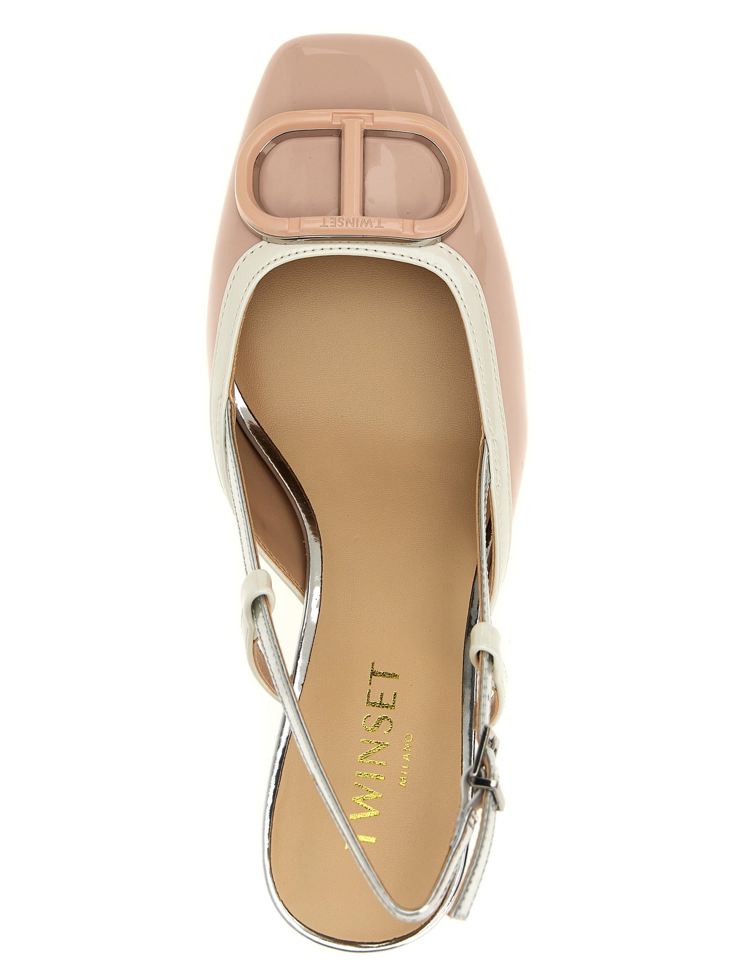 Patent leather slingback Pumps