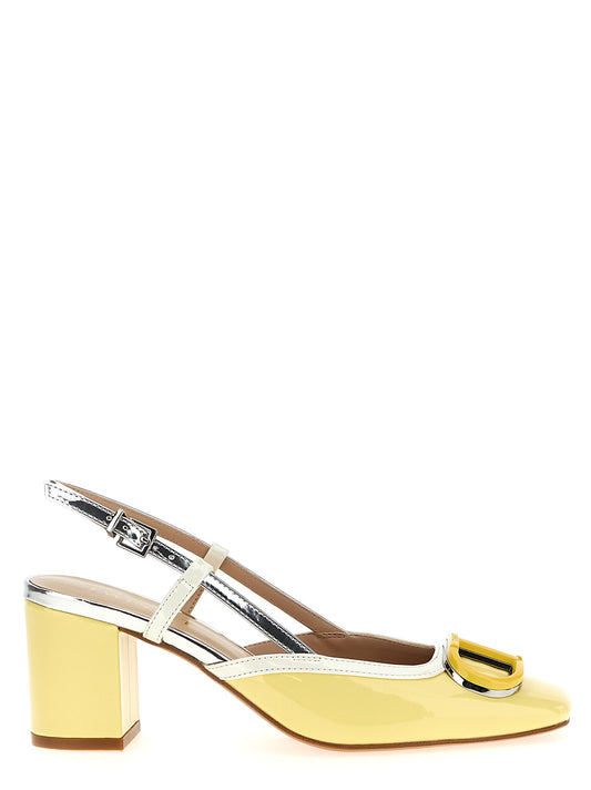 Patent leather slingback Pumps
