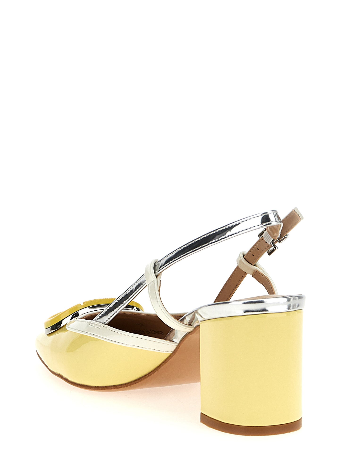 Patent leather slingback Pumps