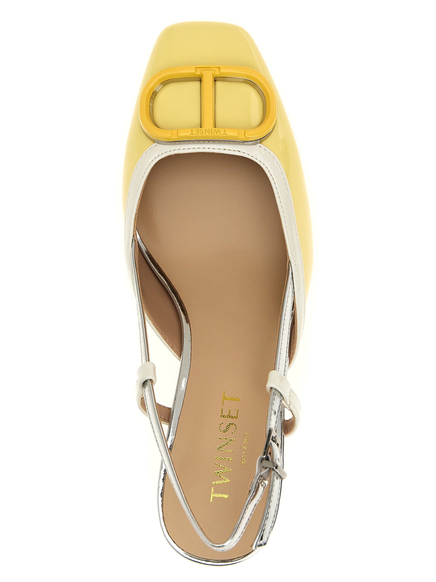 Patent leather slingback Pumps