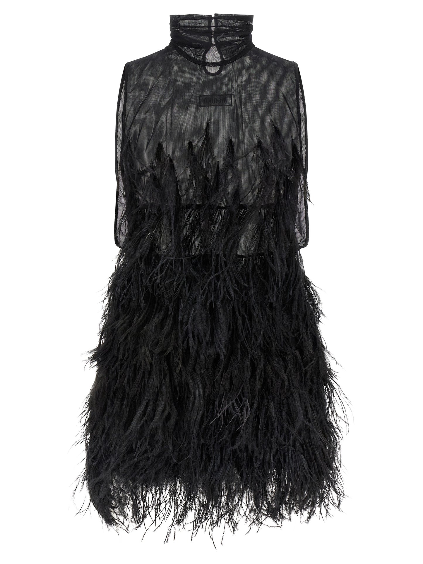 Ostrich feather dress Dresses