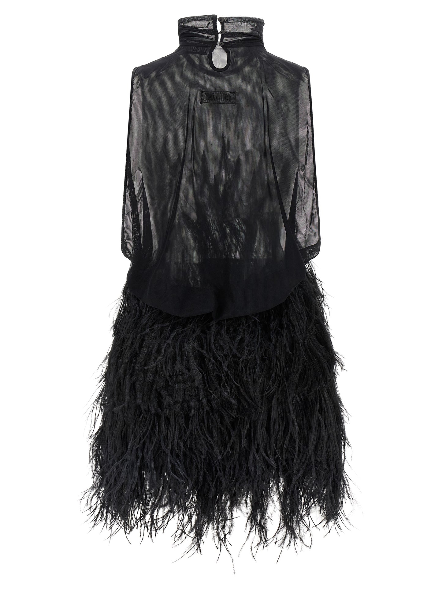Ostrich feather dress Dresses