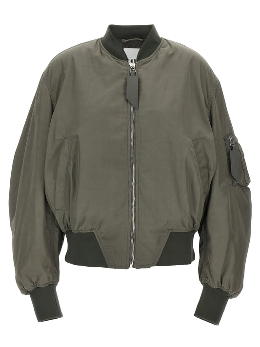 Nylon bomber jacket Down jacket, Parka, Casual jackets