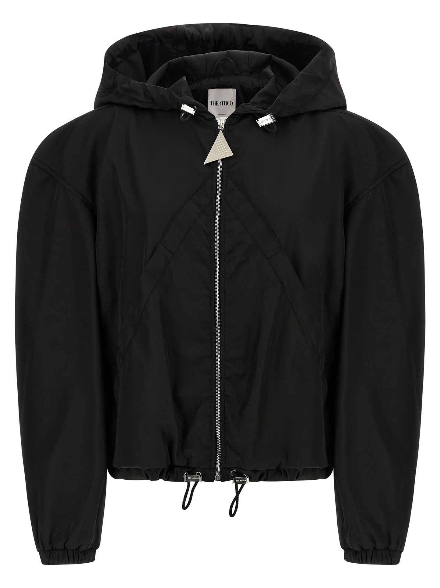 Maxi hood bomber jacket Down jacket, Parka, Casual jackets