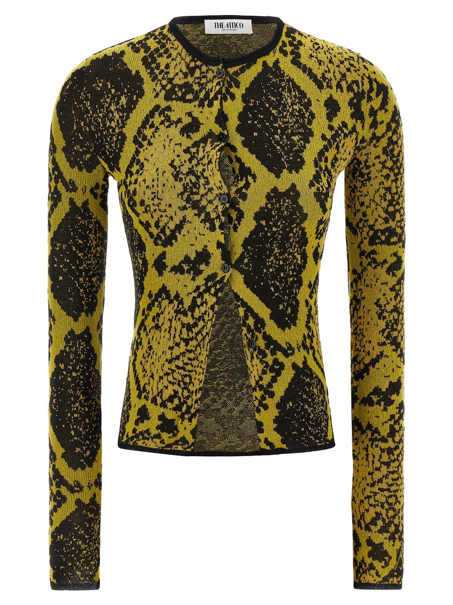 Python jacquard cardigan Sweater, cardigans