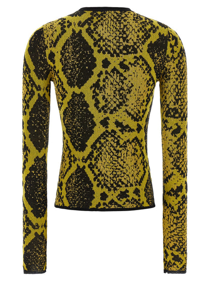 Python jacquard cardigan Sweater, cardigans