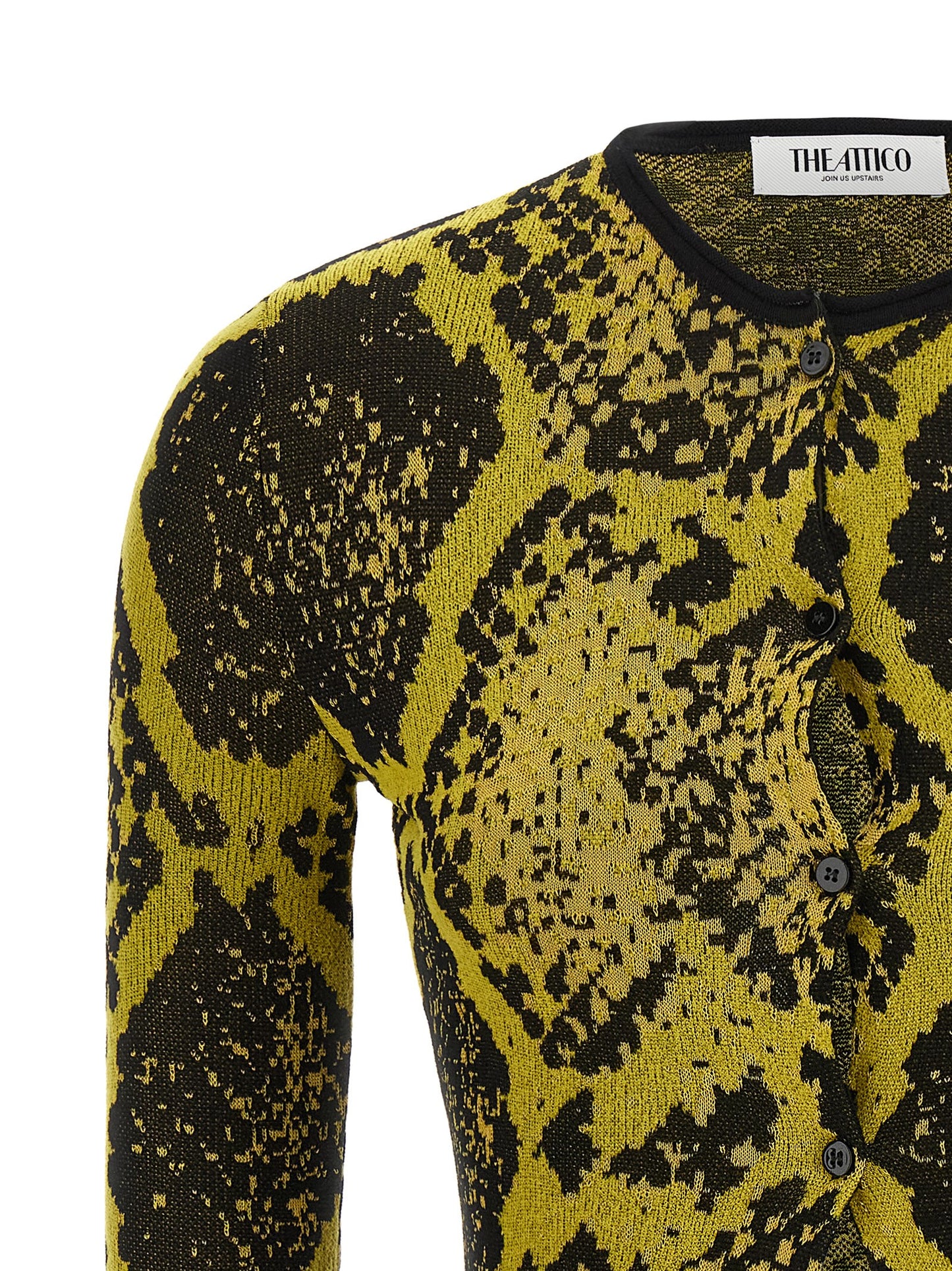 Python jacquard cardigan Sweater, cardigans