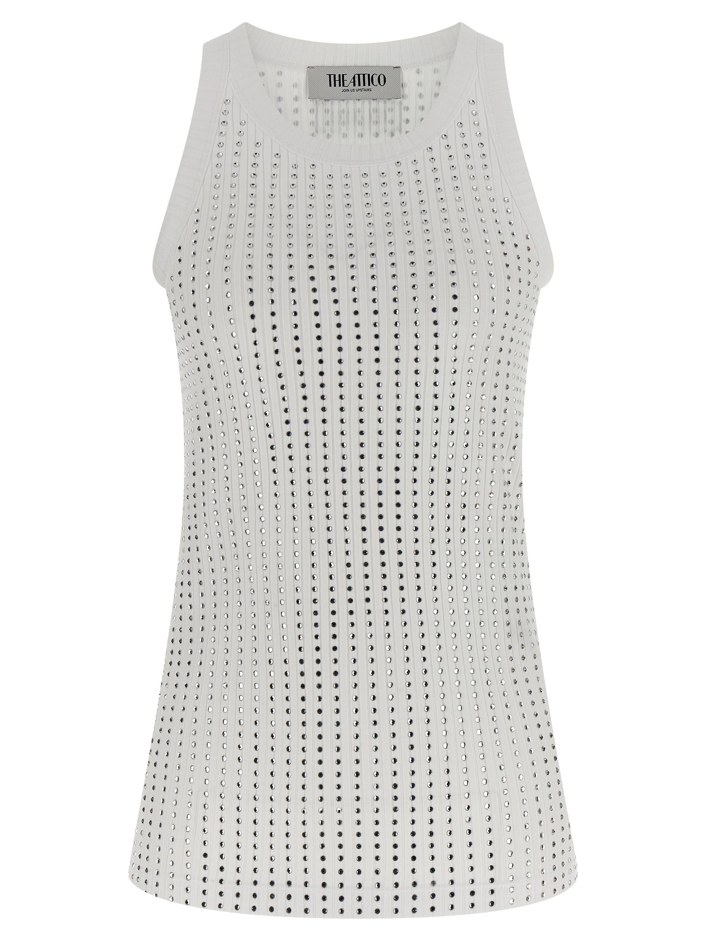 Rhinestone tank top Tops
