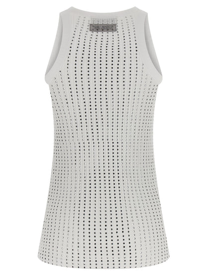 Rhinestone tank top Tops