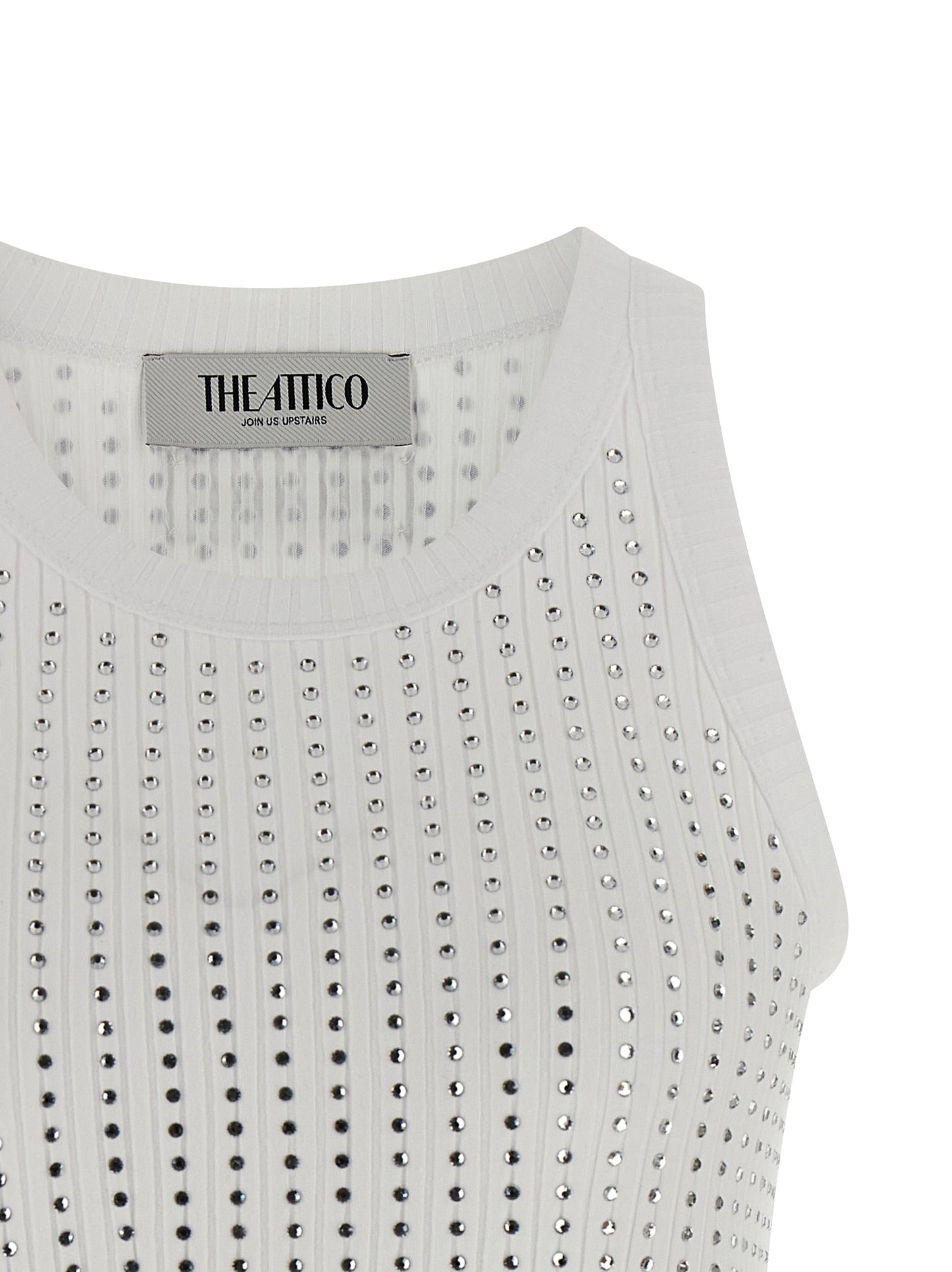 Rhinestone tank top Tops