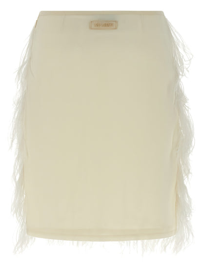 Ostrich feather skirt Skirts