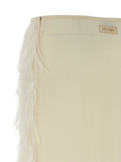 Ostrich feather skirt Skirts