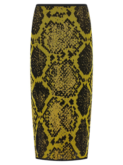 Python jacquard skirt Skirts