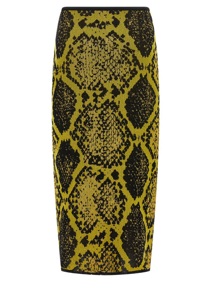 Python jacquard skirt Skirts