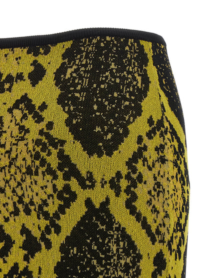 Python jacquard skirt Skirts