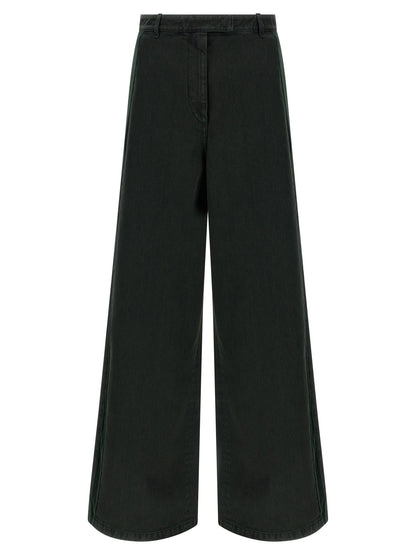 Velvet insert jeans Jeans