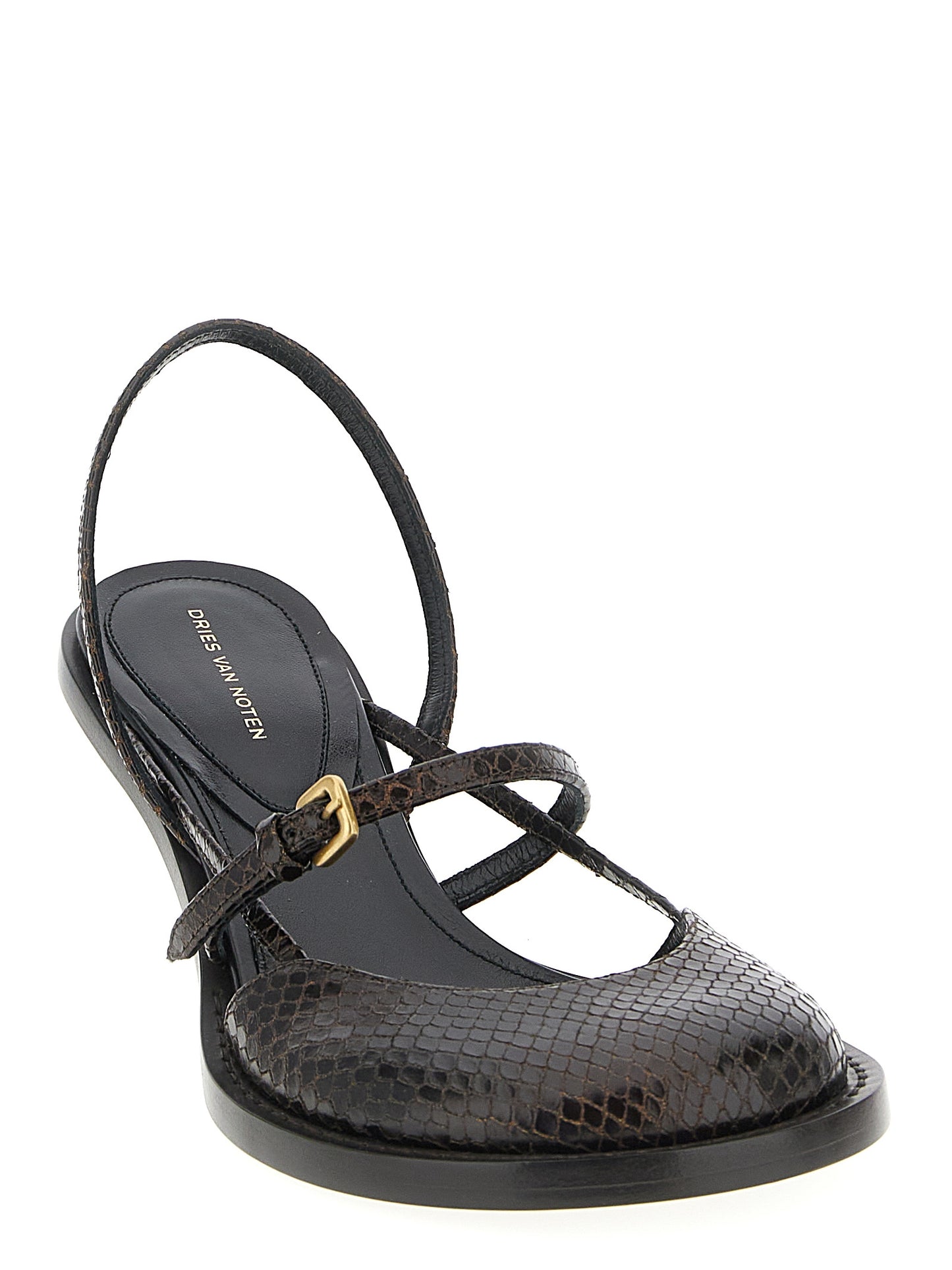 Leather slingback Pumps