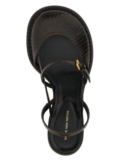 Leather slingback Pumps
