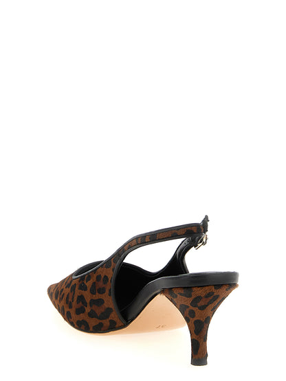 Animal print slingbacks Pumps
