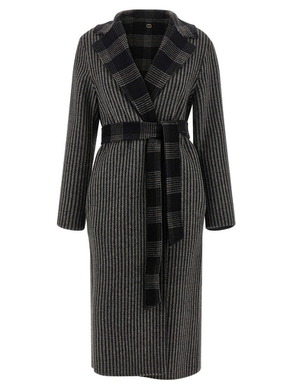 Reversible coat with double cloth Coats, trench coats