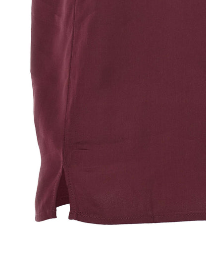 Satin lace top Tops