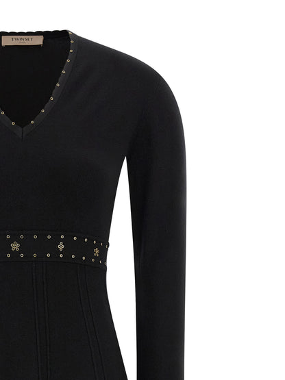 Rhinestone studded dress Dresses