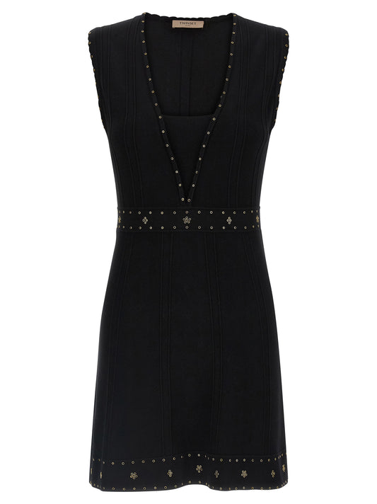 Rhinestone studded dress Dresses