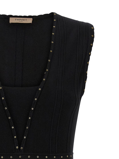 Rhinestone studded dress Dresses
