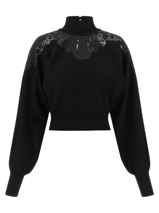 Tulle lace sweater Sweater, cardigans