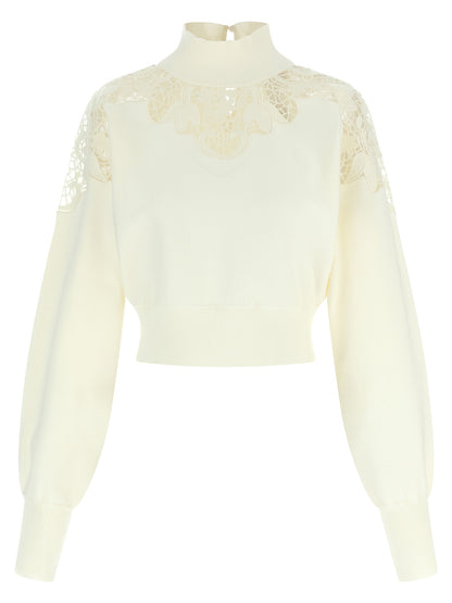 Tulle lace sweater Sweater, cardigans