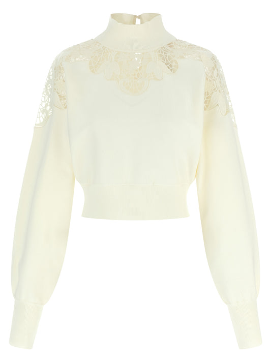 Tulle lace sweater Sweater, cardigans