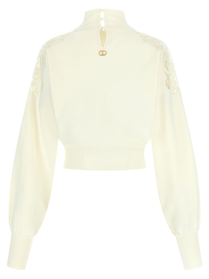 Tulle lace sweater Sweater, cardigans