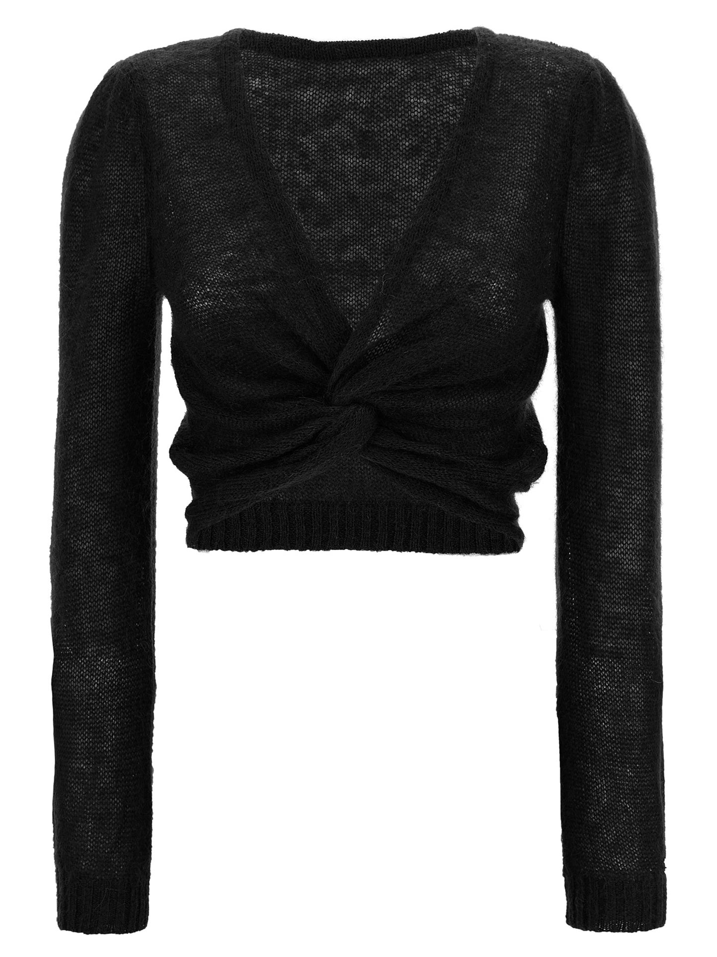 Crossed mesh Sweater, cardigans