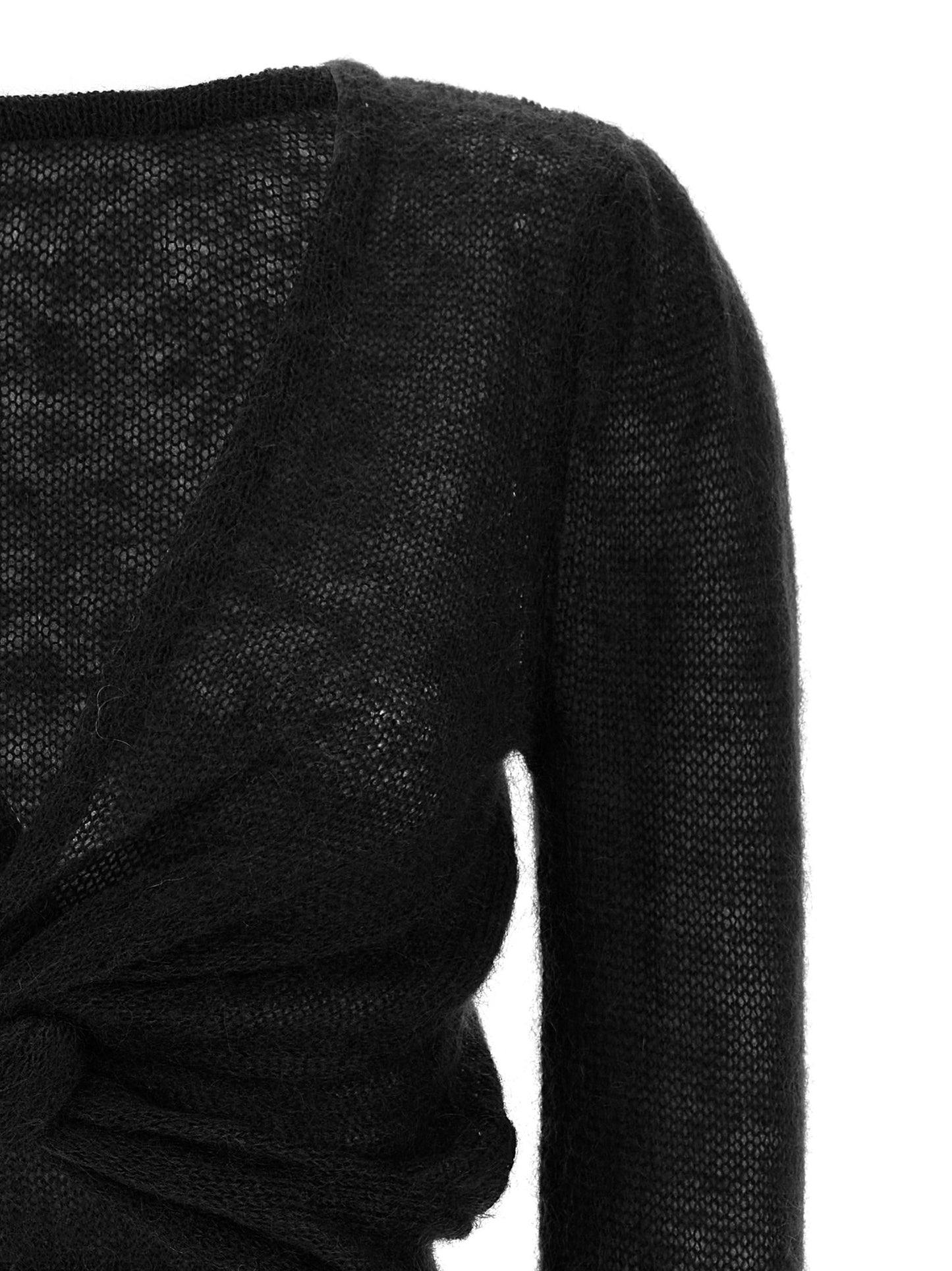 Crossed mesh Sweater, cardigans