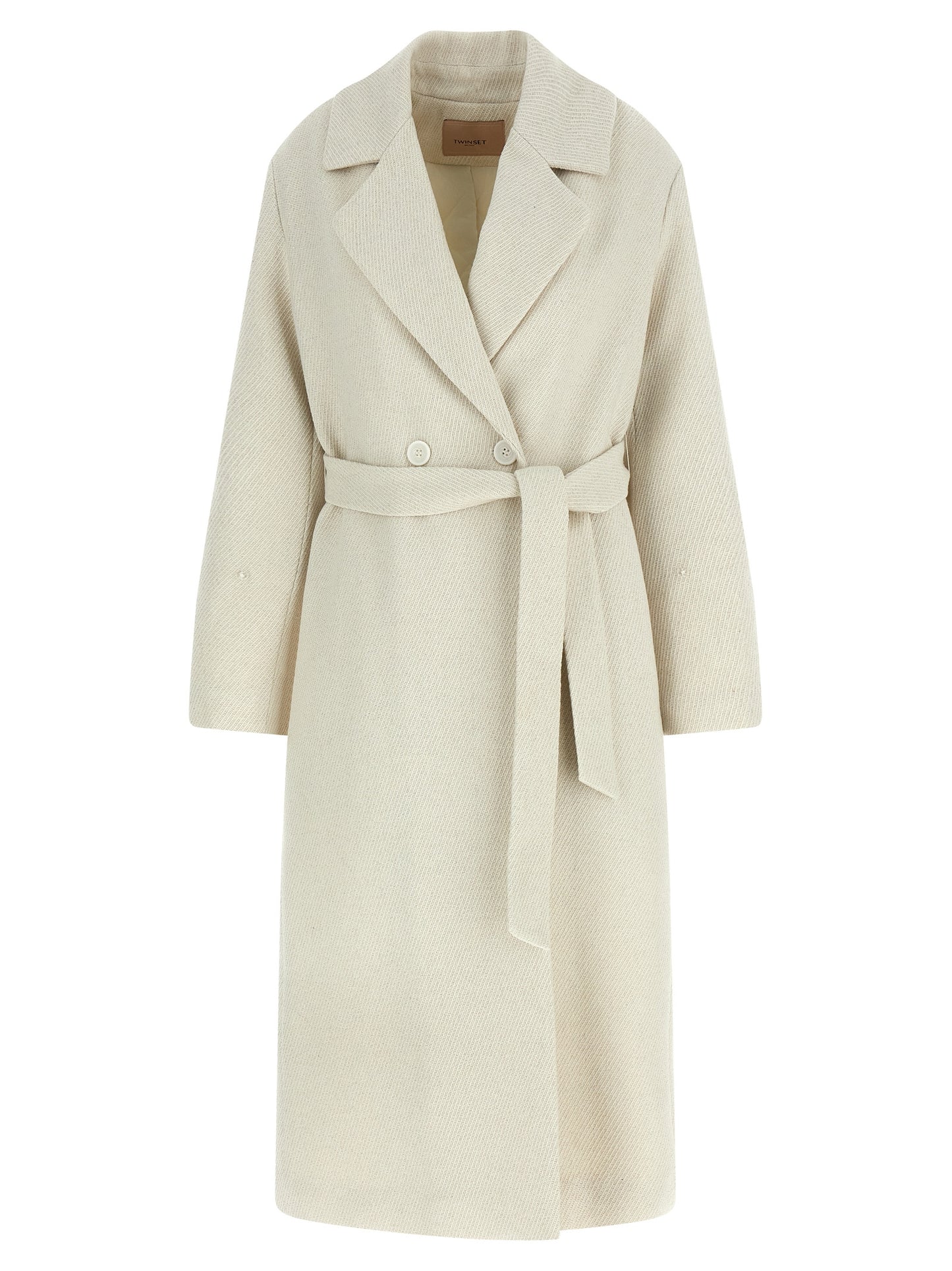 Lamé thread coat Coats, trench coats