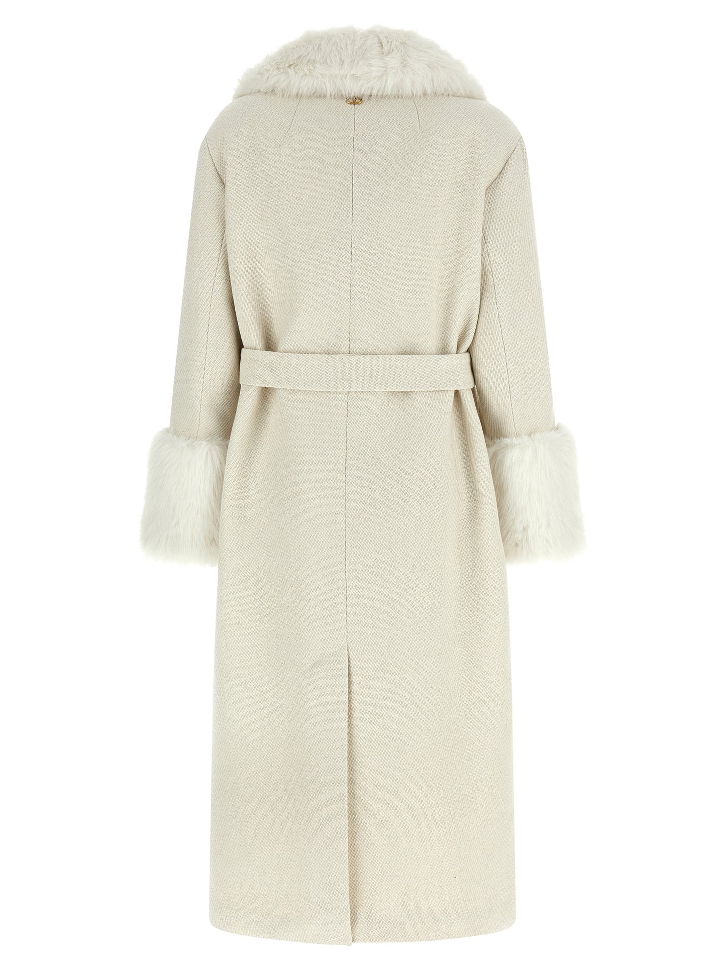 Lamé thread coat Coats, trench coats