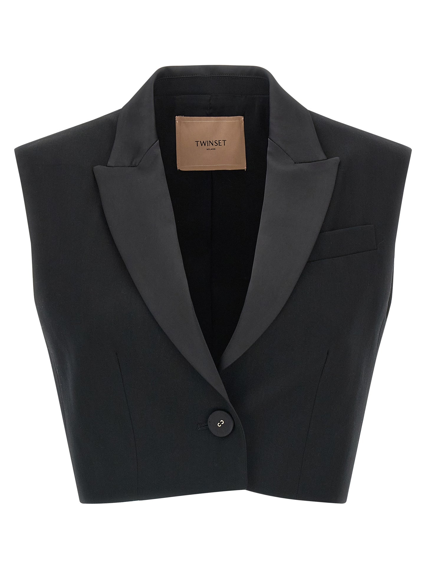 Cropped vest Gilet