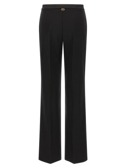 Satin detail trousers Pants