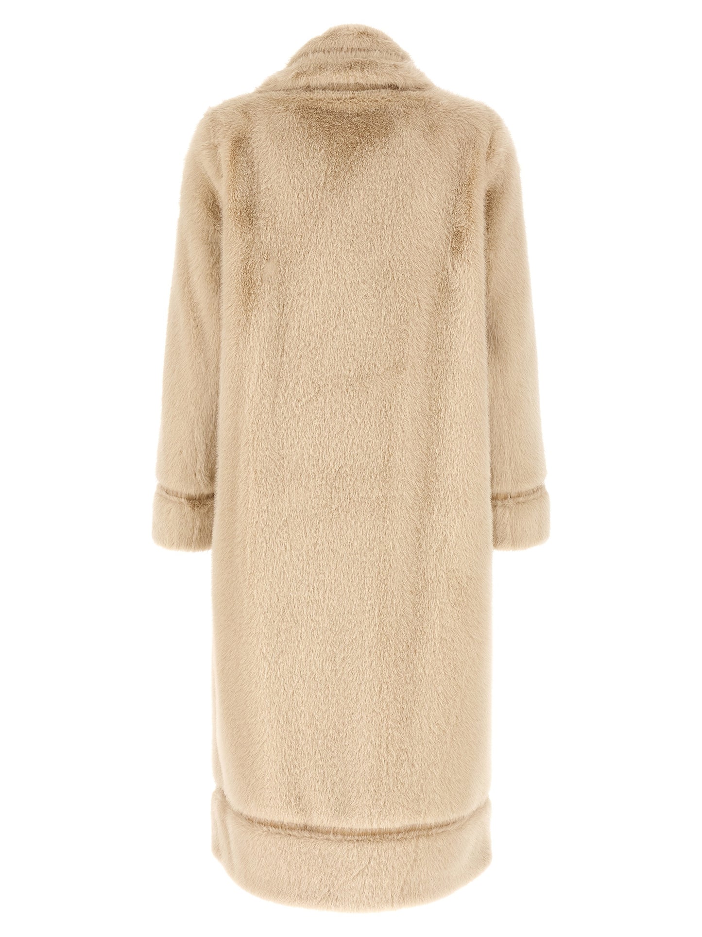 Double-breasted coat Fur