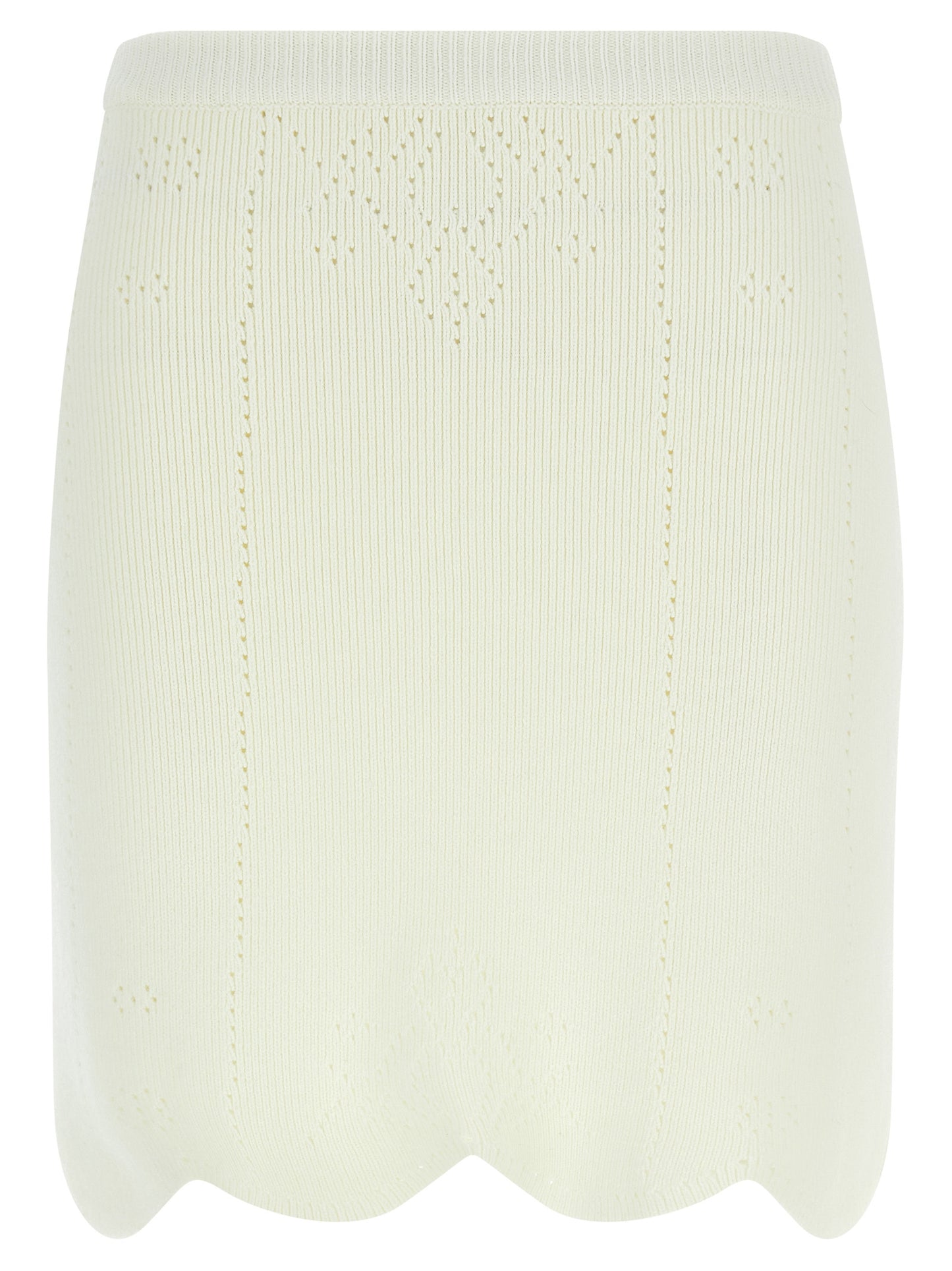 Cut-out intarsia skirt Skirts