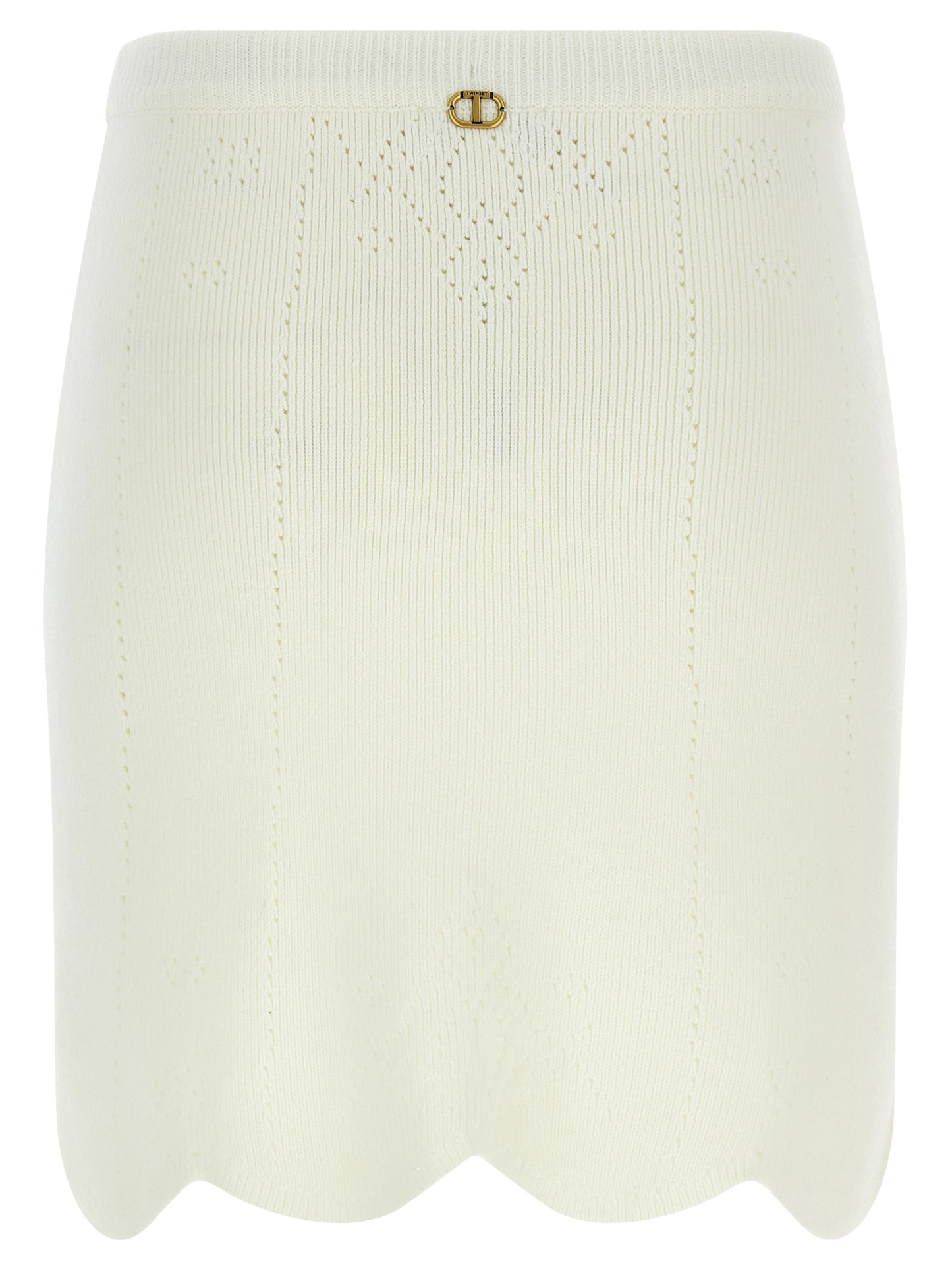 Cut-out intarsia skirt Skirts