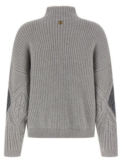 Lozenge intarsia sweater Sweater, cardigans