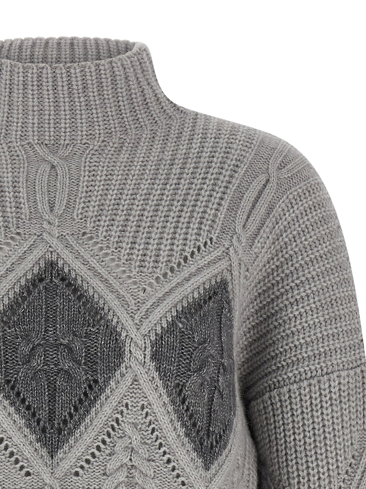 Lozenge intarsia sweater Sweater, cardigans