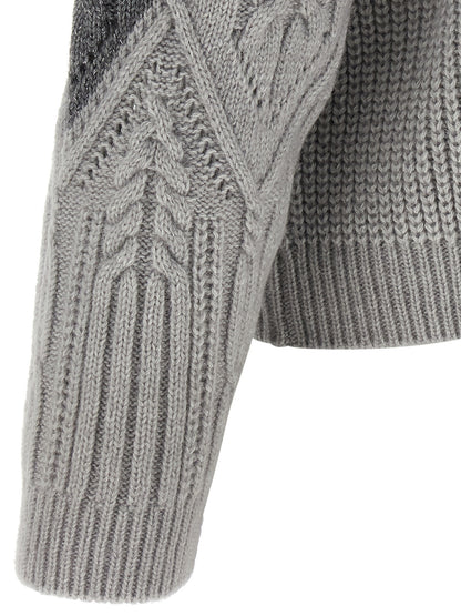 Lozenge intarsia sweater Sweater, cardigans
