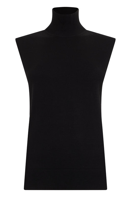 Totême Sweater without sleeves with high collar